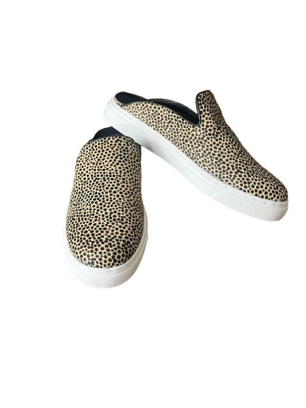 Sole Society Leopard Print Slip-On Sneakers Size 6.5